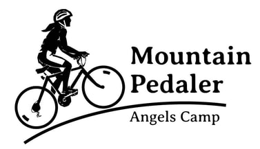 Mountain Pedaler Bicycle shop logo